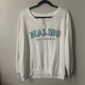 Lou & Grey White Malibu California Sweatshirt